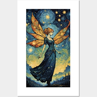 Starry Night Dreams: Van Gogh's Fairy Fantasy Posters and Art